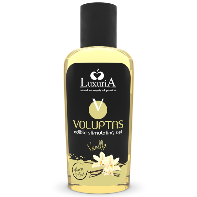 intimateline luxuria voluptas essbares massagegel mit wrmeeffekt vanille 100 ml