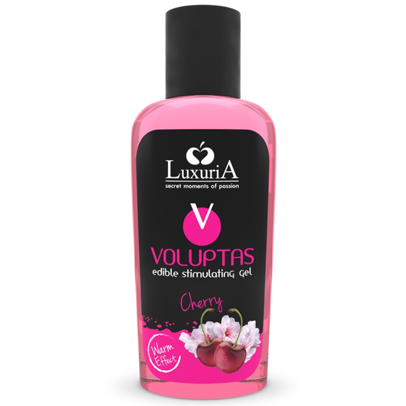 intimateline luxuria voluptas essbares massagegel mit wrmendem effekt kirsch 100 ml