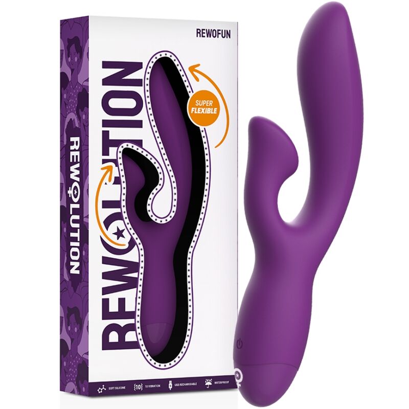 rewolution rewofun flexibler vibrator mit kaninchen