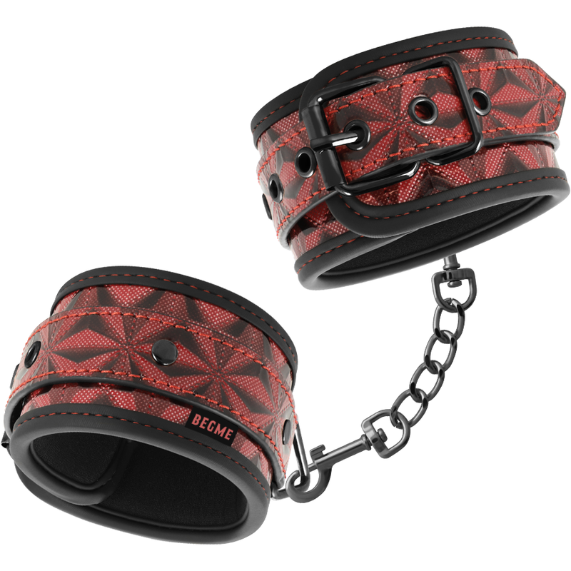 begme red edition premium handschellen mit neoprenfutter