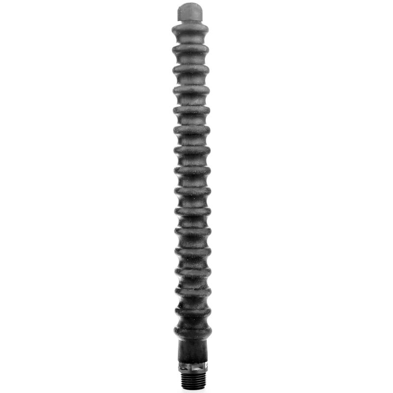 all black mega ripple shower anal silikon 28,5 cm