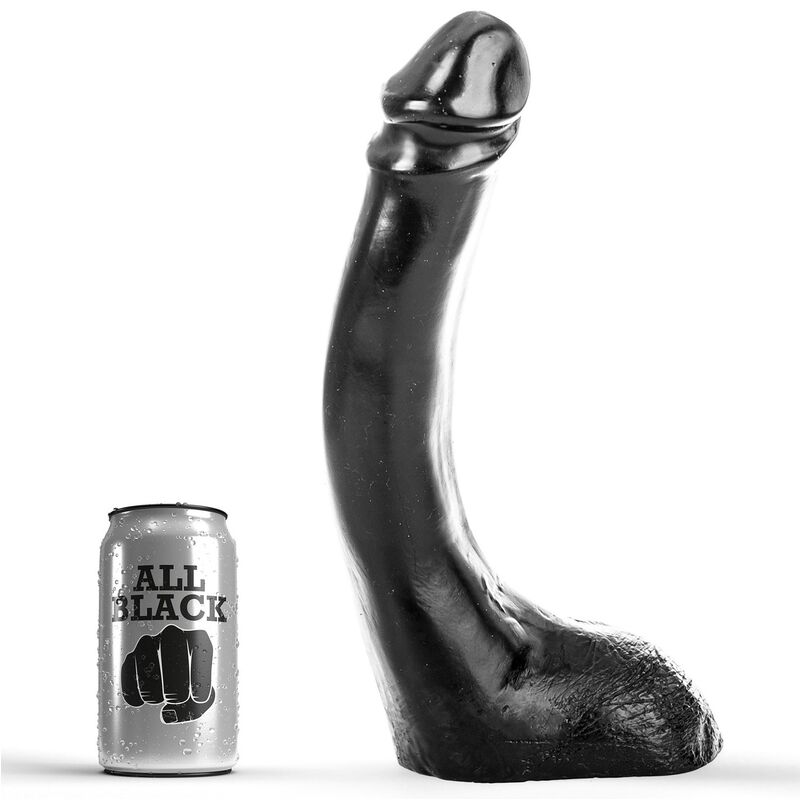 all black dildo 29 cm fisting