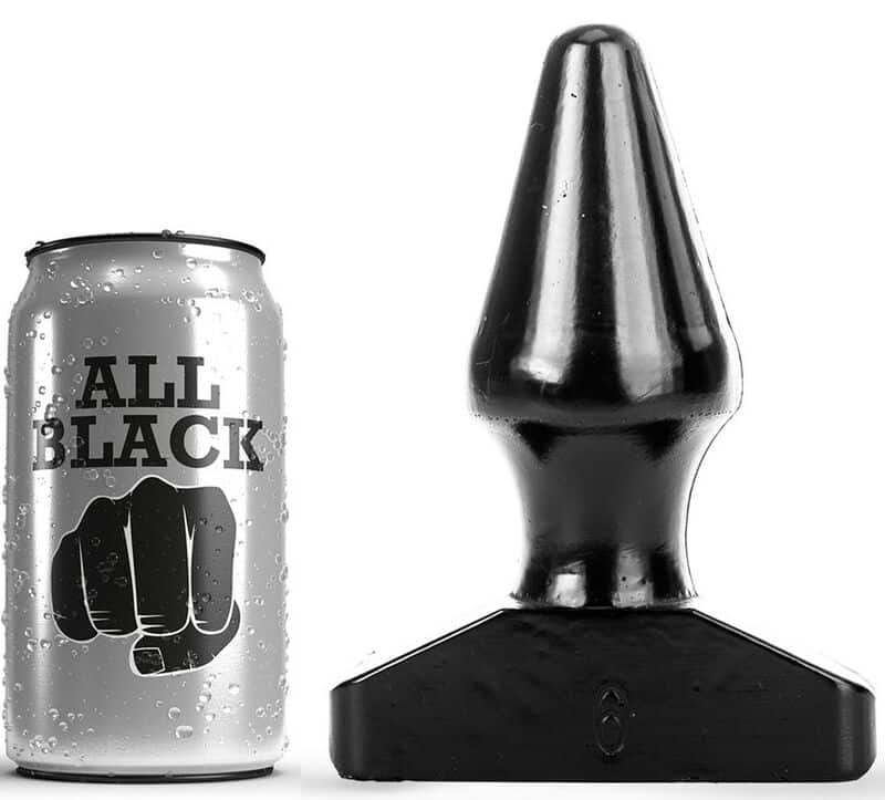 all black analstecker 15,5 cm