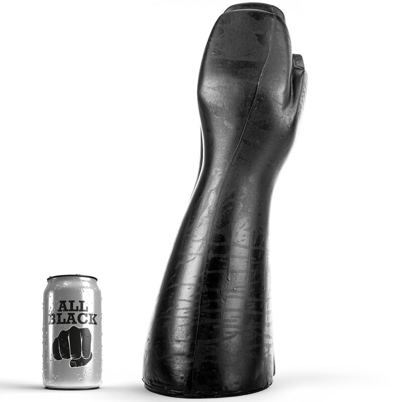 all black dildo fisting 39 cm