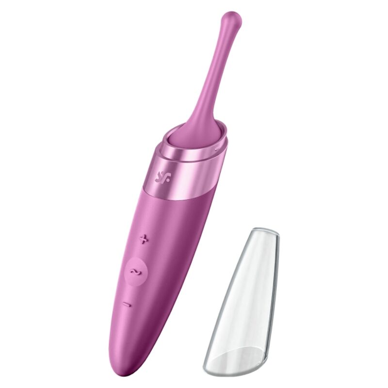 satisfyer twirling delight clit tip vibrator lila