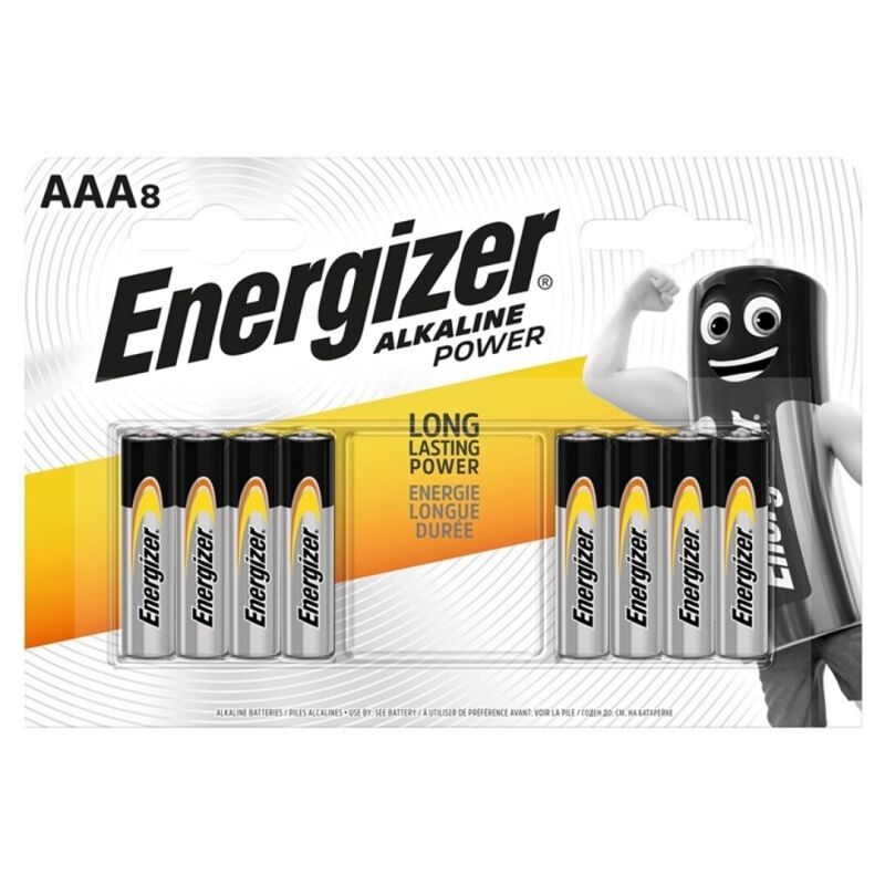 energizer alkaline batterie power aaa lr03 8 einheit