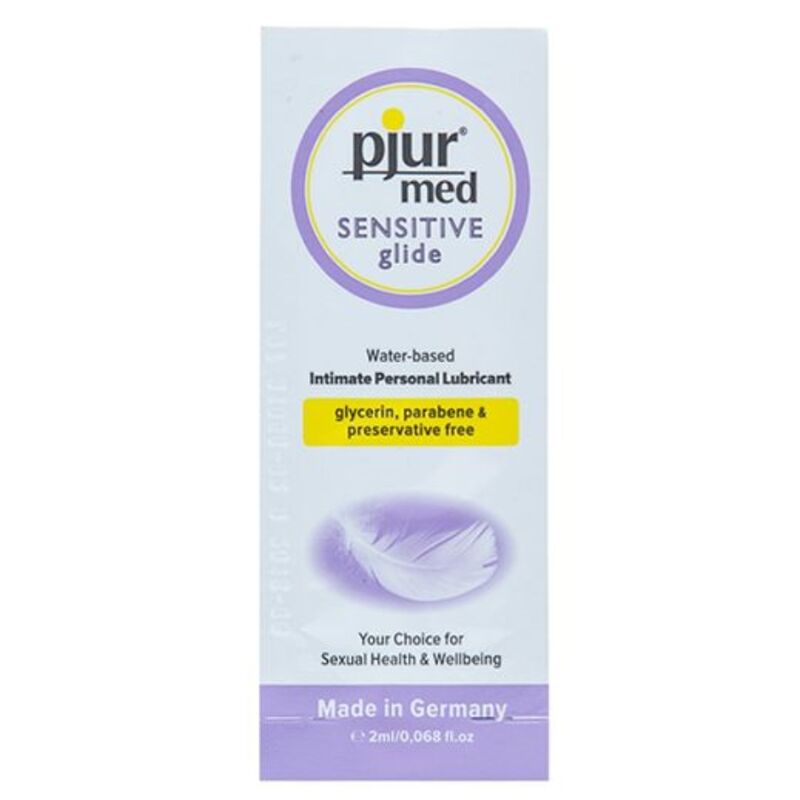 pjur med sensitive glide schmiermittel auf wasserbasis 2 ml