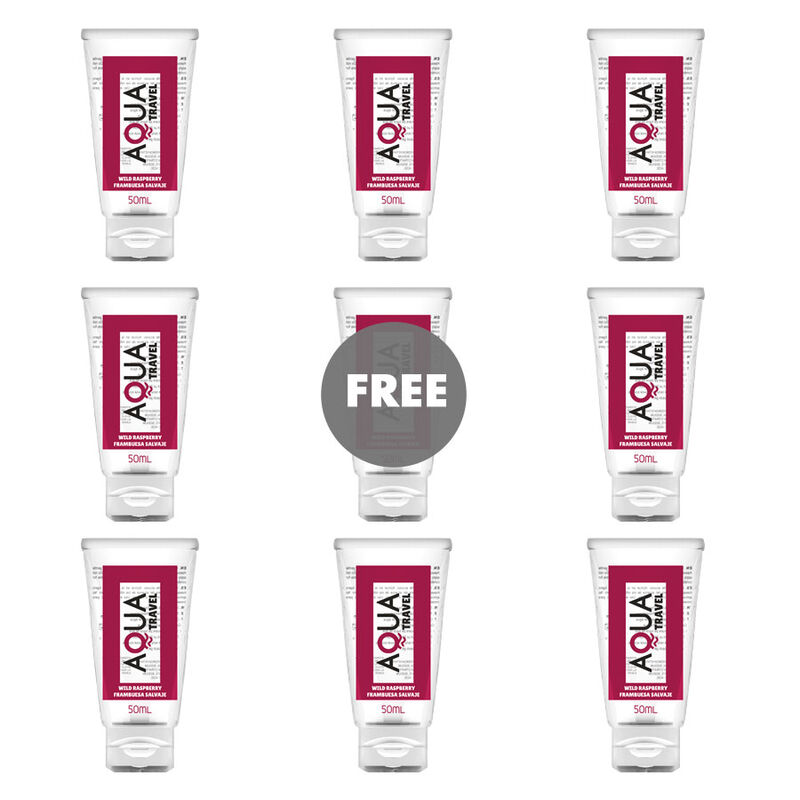 aqua travel wild himbberry flavor wasserbasiertes schmiermittel 50 ml 8+1 kostenlos