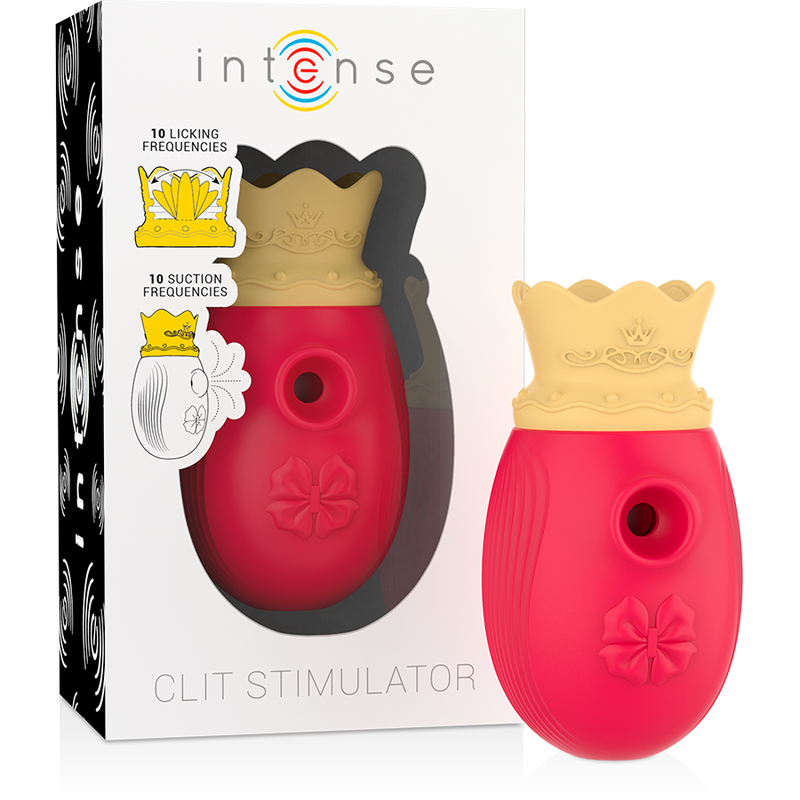 intense klitorisstimulator 10 saug und leckmodi rot