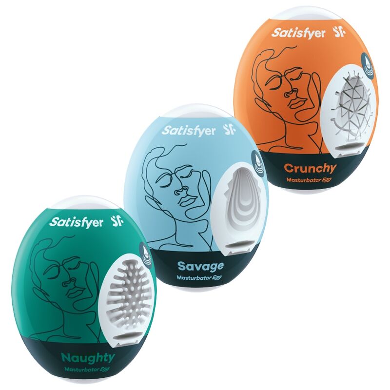 satisfyer 3 masturbator eier naughty, savage crunchy