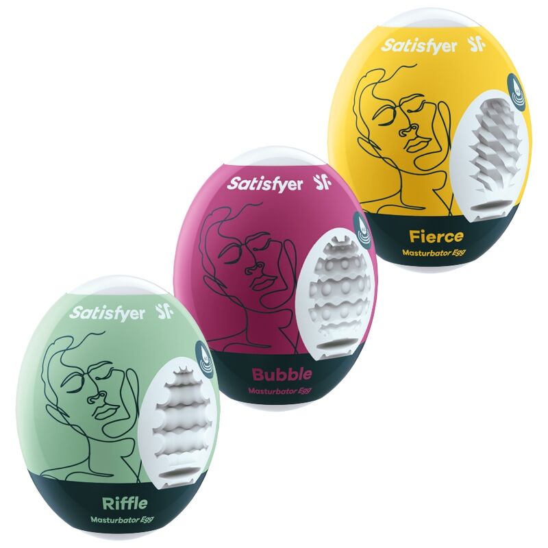 satisfyer 3 masturbator eier riffle, bubble fierce