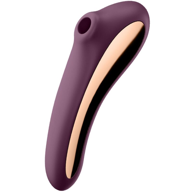 satisfyer dual kiss air pulse vibrator weinrot