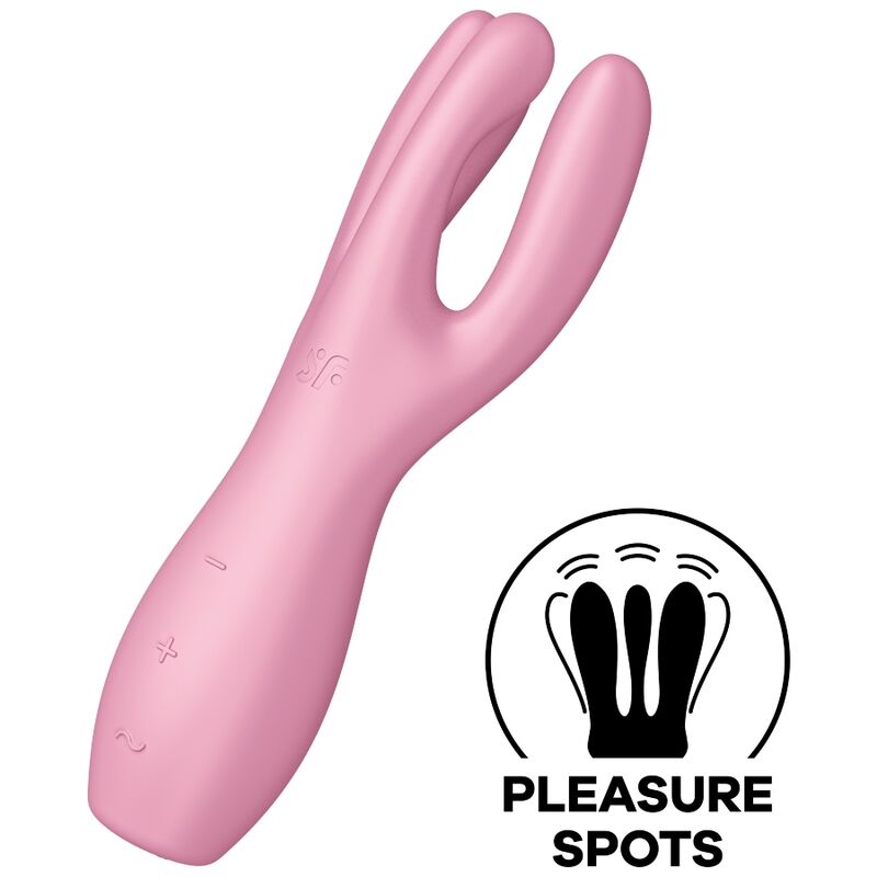 satisfyer threesome 3 vibrator rosa
