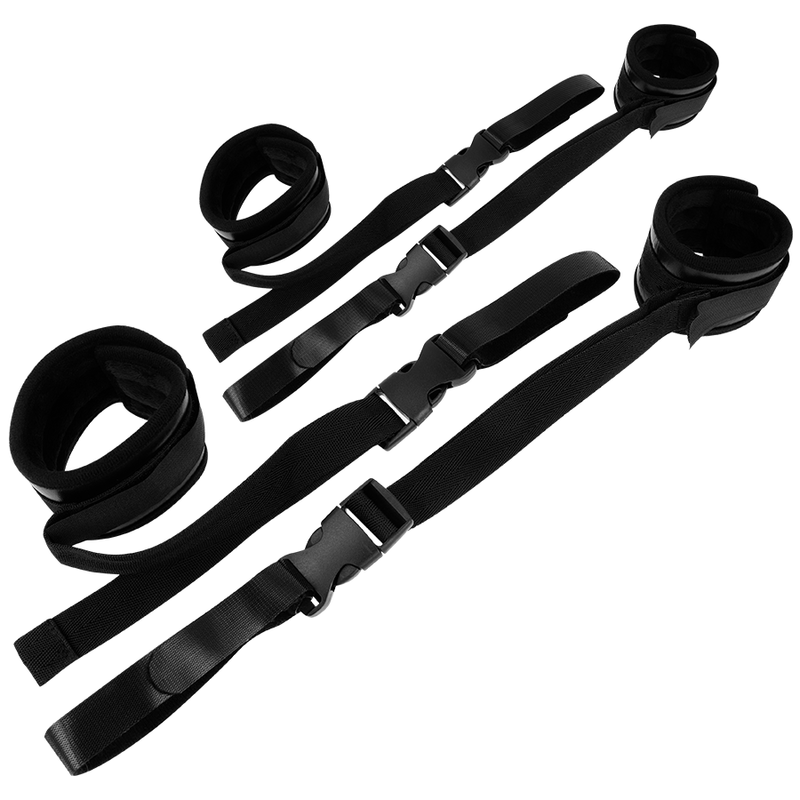 ohmama fetish handschellen aus nylon und klettverschluss