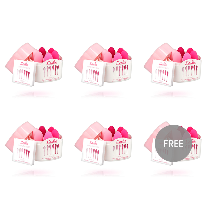 leslie kegel fit beckenmuskel trainingsset, 6 gewichte, 5+1 gratis