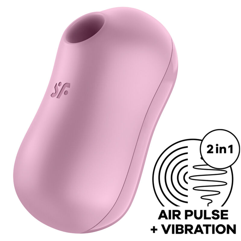 satisfyer cotton candy air pulse stimulator vibrator lila