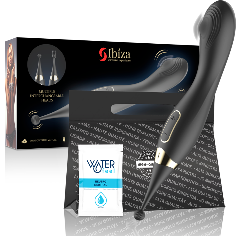 ibiza austauschbarer klitoresstimulator und pulsations g punkt vibrator