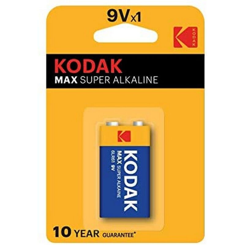 kodak max alkaline batterie 9v lr61