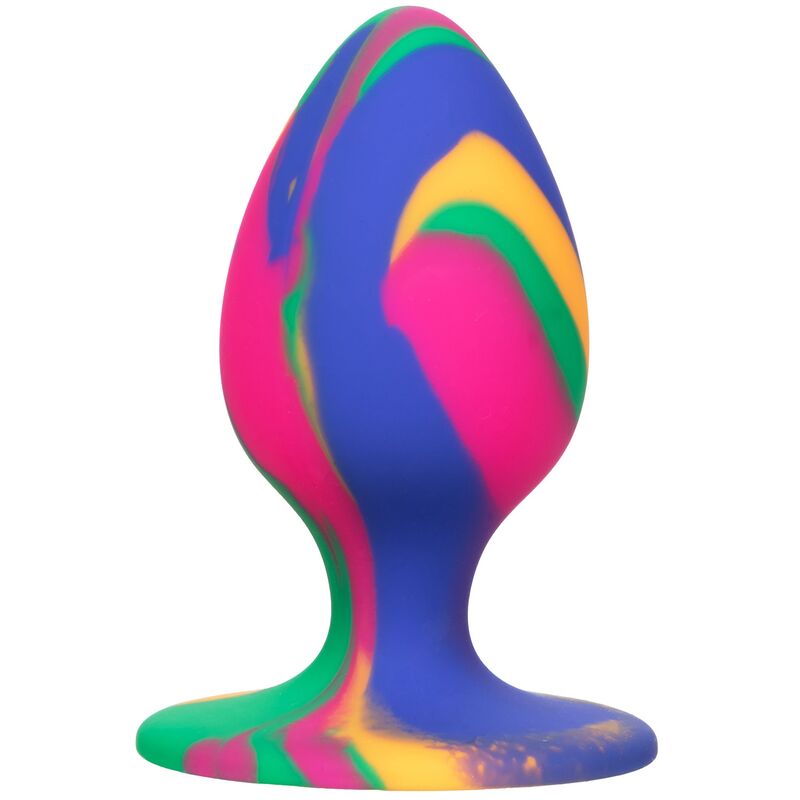 calexotics cheeky medium tie dye plug anal