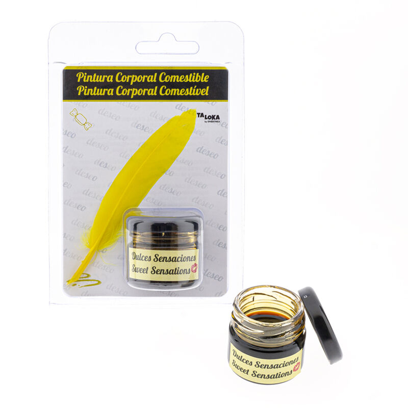 taloka essbare farbe in karamell