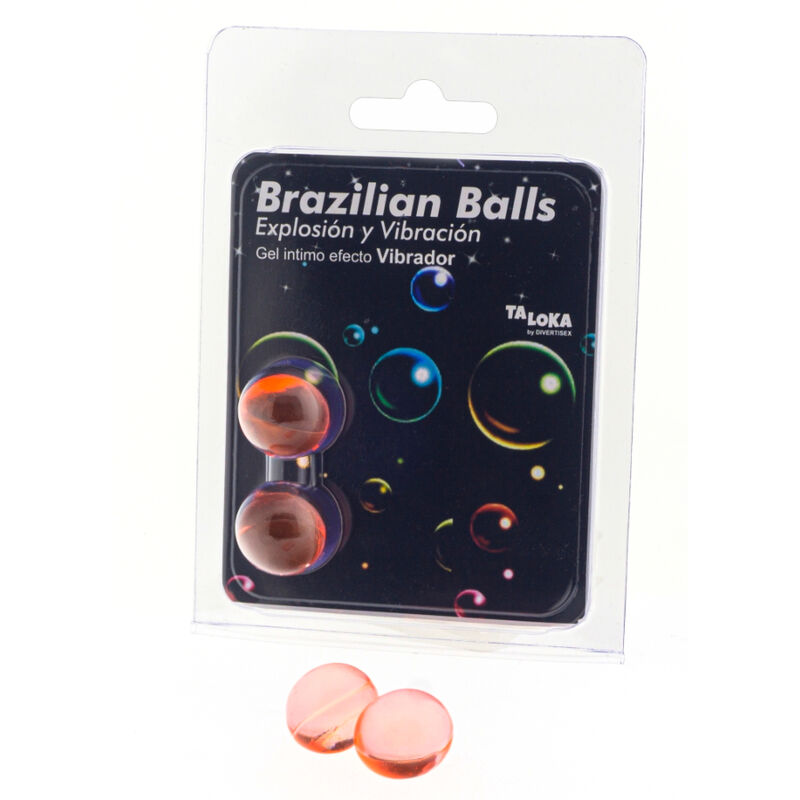 taloka 2 brasilianische blle mit vibrationseffekt, aufregendes gel