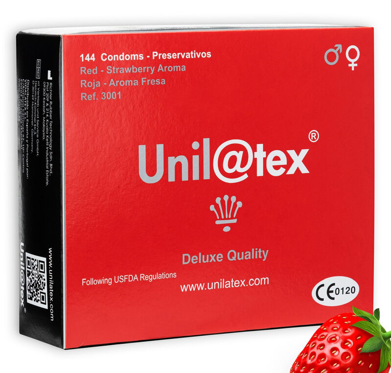 unilatex red / strawberry preservatives 144 einheiten