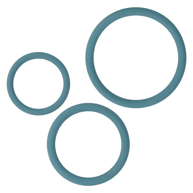 ohmama 3 ringe set fÜr penis hoden blau