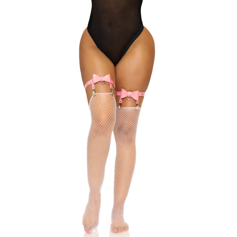 leg avenue veganes leder oberteil hohes garter einheitsgrÖsse rosa