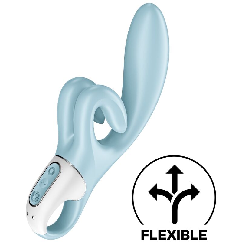 satisfyer touch me rabbit vibration blau