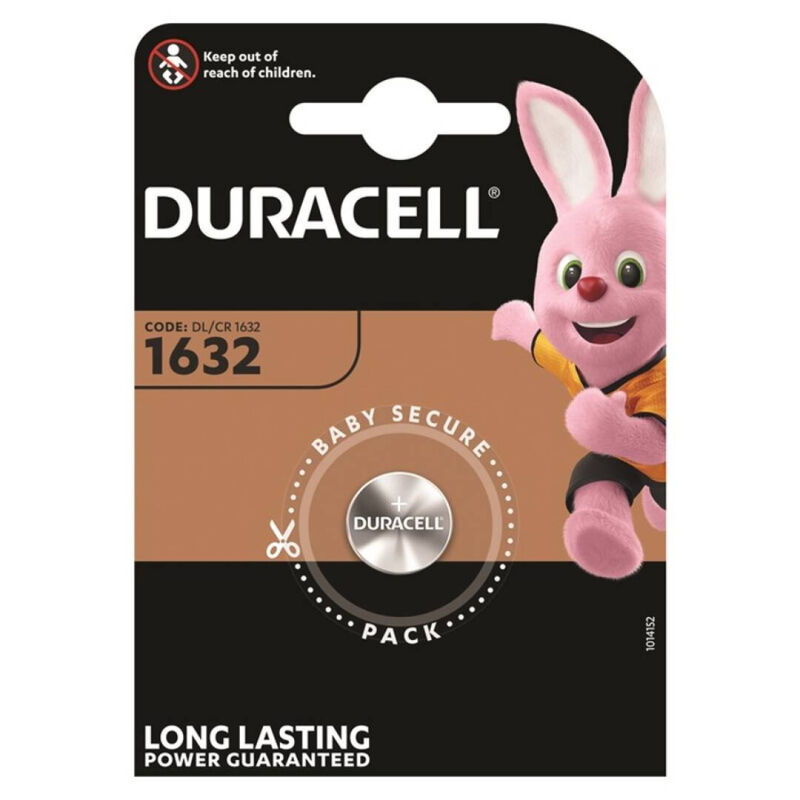 duracell knopfbatterie litio cr1632 3v 1 einheit