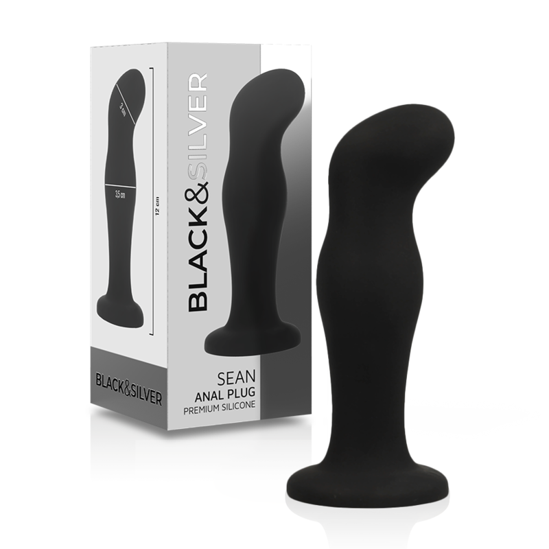 blacksilver sean plug anal premium silikon schwarz