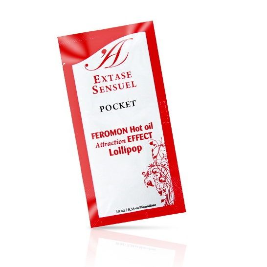extase sensual massageÖl mit wrmeeffekt pheromonen lollipop 10 ml