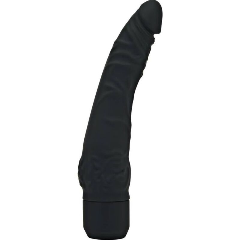 get real klassischer schlanker vibrator schwarz