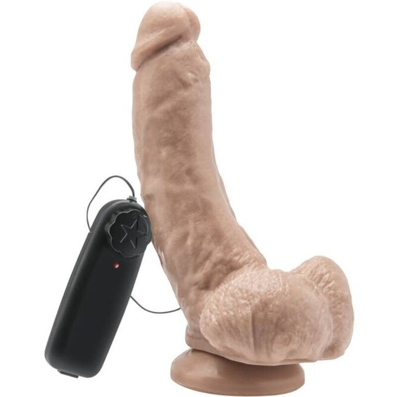 get real dildo 20,5 cm mit kugeln vibrator haut