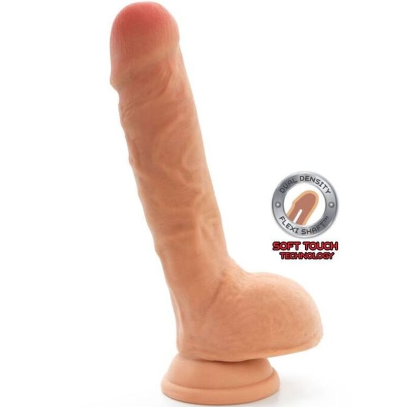 get real dual density dildo 25,5 cm holen haut