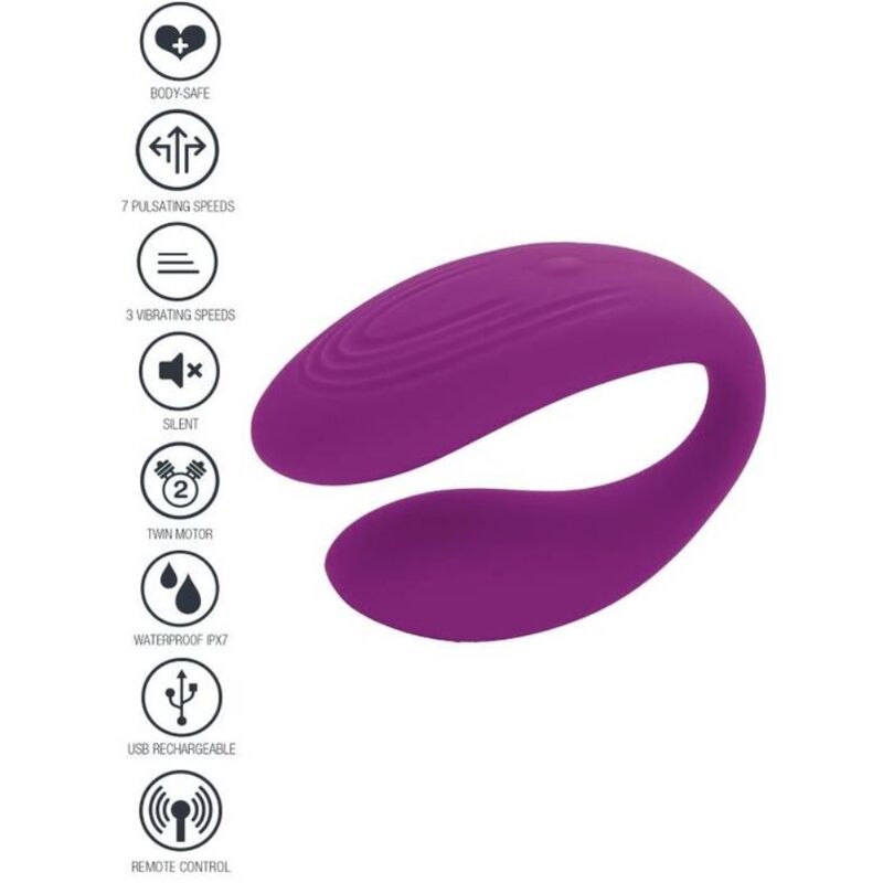 xocoon gebundener vibrator fÜr liebespaare, lila