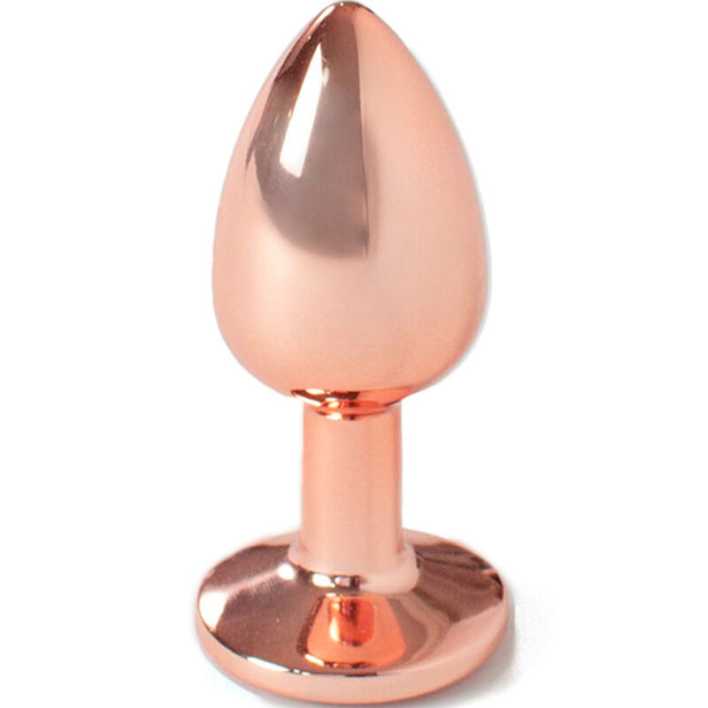 secretplay metall butt plug rosÉgold, kleine grÖsse 7 cm