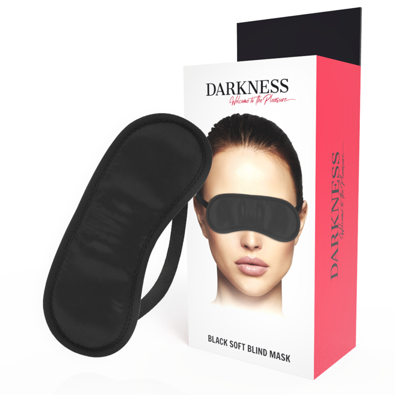 darkness gerade schwarze maske