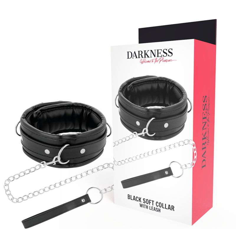 darkness weiche leder halskette mit kette