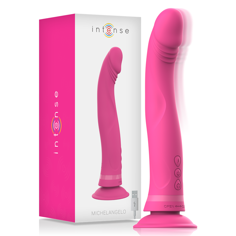 intense michelangelo rosa silikon vibrator dildo