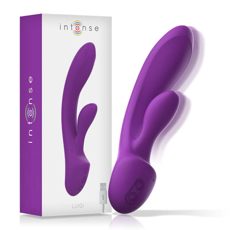 intense luigi rabbit vibrator flÜssiges silikon lila