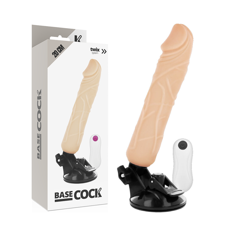 basecock realistischer natÜrlicher fernbedienungsvibrator 20 cm o 4 cm