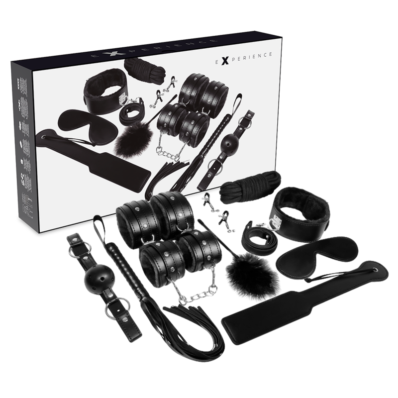 experience bdsm fetisch kit schwarze serie