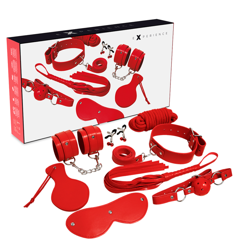 experience bdsm fetisch kit red series