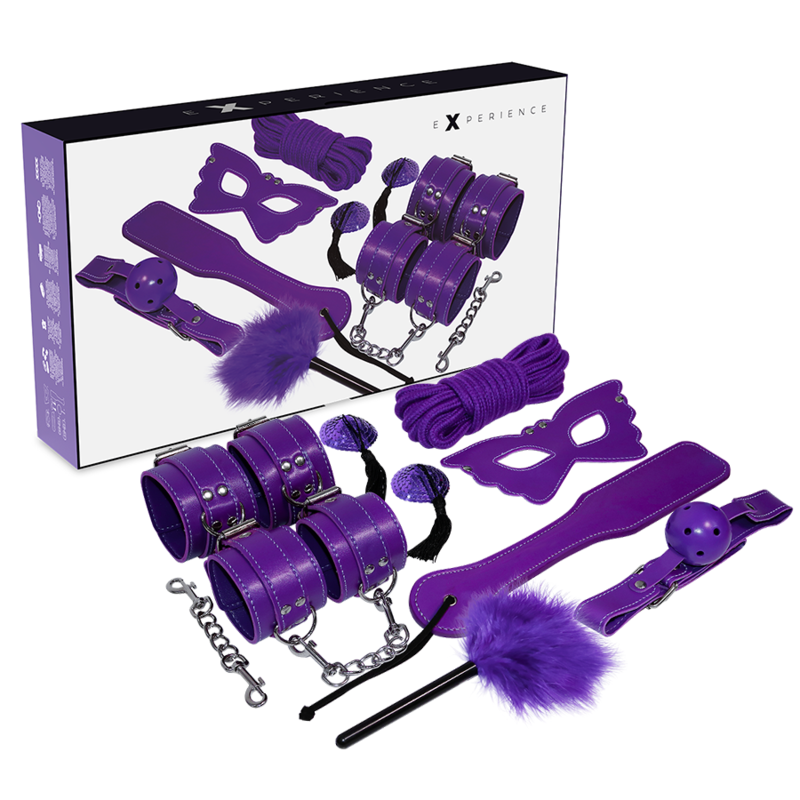 experience bdsm fetisch kit lila serie