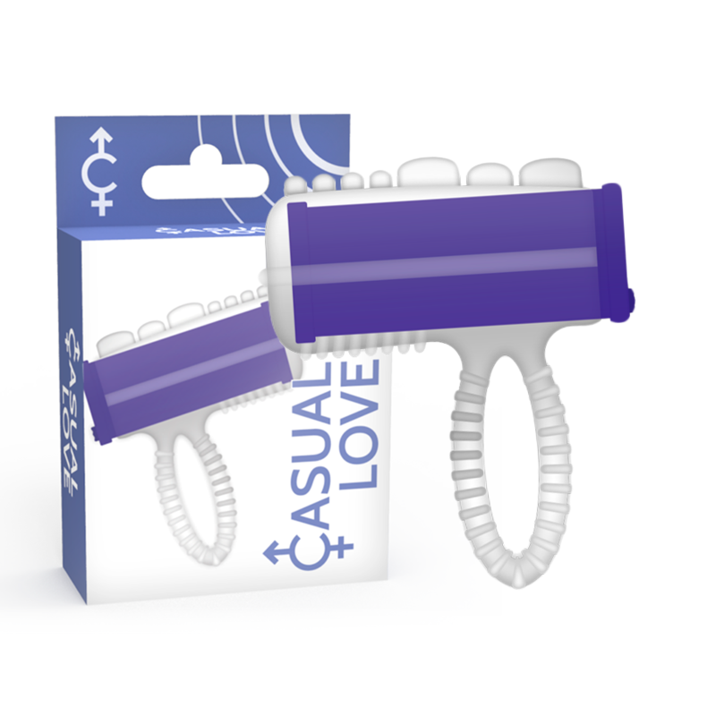 casual love ring vibrator lilac tongue