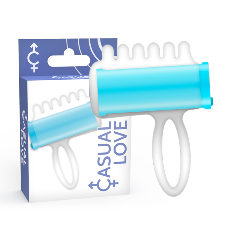casual love blue finger stimulator