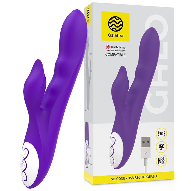galatea galo lilac vibrator kompatibel mit watchme wireless technology