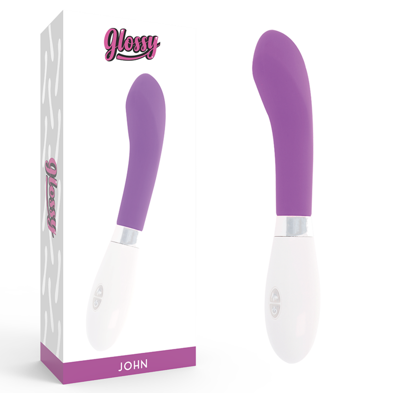 glossy john vibrator lila