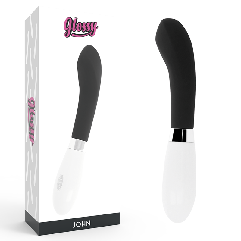 glossy john vibrator schwarz
